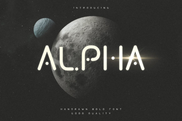 Alpha: A Bold Display Font for Creative Impact