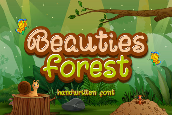 Beauties Forest: A Playful Font That Elevates Creativity in Design