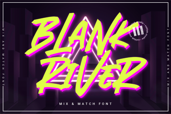Blank River: A Unique Display Font for Modern Design Projects