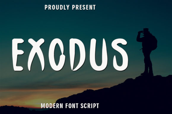 Exodus: A Unique and Versatile Display Font for Modern Design