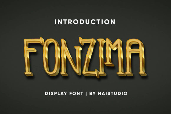 Fonzima: A Simple and Neat Lettered Display Font for Modern Creativity