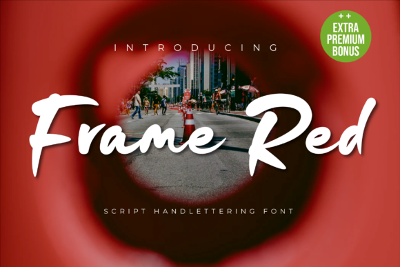 Frame Red: A Unique Display Font for Creative and Professional Use