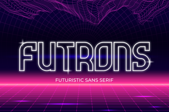 Futrons: A Modern Display Font for Bold Visuals