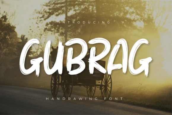 Gubrag: A Bold and Chunky Display Font for Creative Impact
