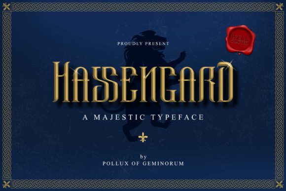 Hassengard Font: A Touch of Elegance in Every Design