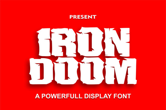 Iron Doom: A Bold Fusion of Typography and Creativity