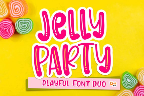 Jelly Party: A Playful Font That Adds Joy to Your Designs