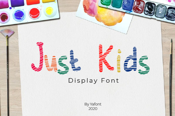Just Kids: A Playful and Authentic Font for Creative Projects