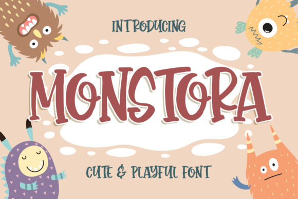Monstora: A Joyful Font That Elevates Your Creative Designs