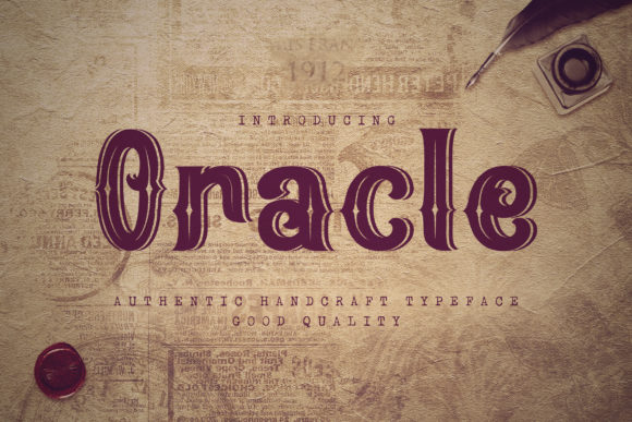 Oracle: A Bold and Unique Display Font for Creative Expression