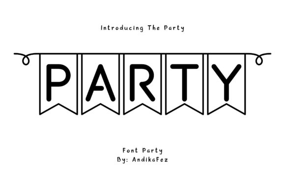 Party Font: A Unique Display Font That Elevates Creative Expression