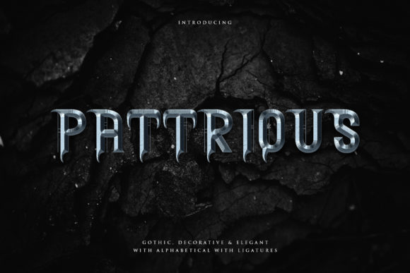 Pattrious: A Bold and Unique Display Font That Elevates Creative Expression