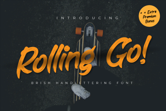 Rolling Go: A Sweet and Friendly Display Font for Creative Projects
