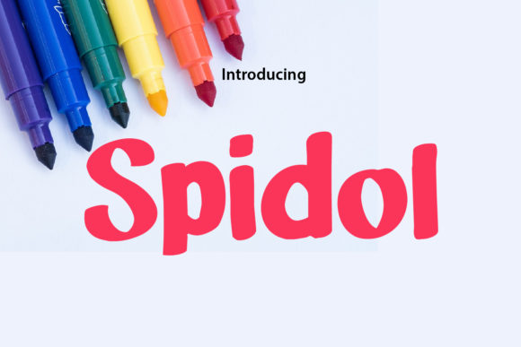 Spidol: A Sweet and Friendly Display Font for Creative Expression