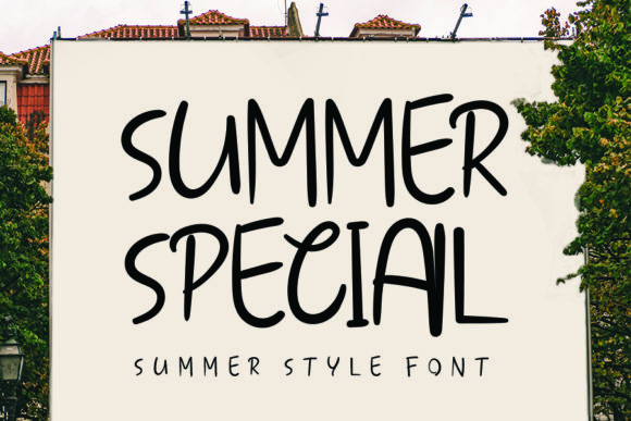 Summer Special: A Versatile Display Font for Creative Projects