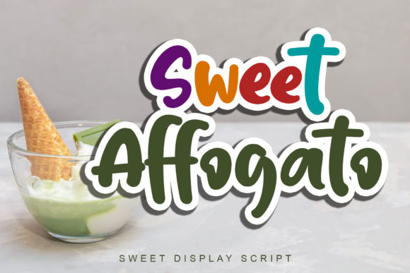 Sweet Affogato Font for Creative Projects