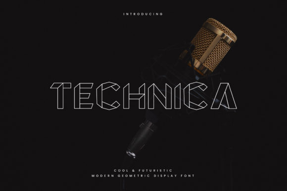 Technica: A Bold Display Font That Transforms Visual Communication