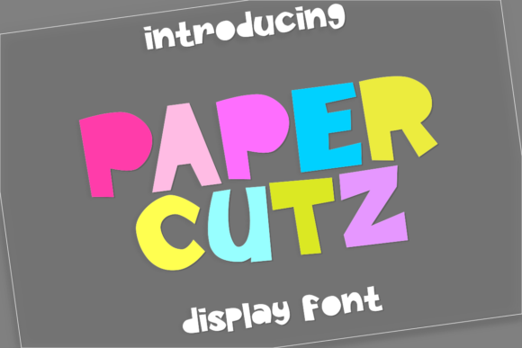 Unlocking Creativity with Paper Cutz: A Bold Display Font for Modern Design