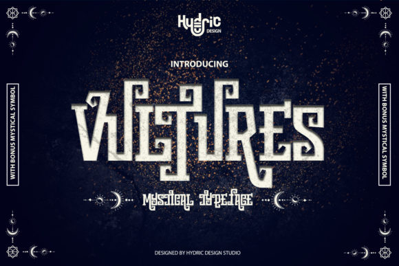 Vultures: The Dark Elegance of a Unique Display Font