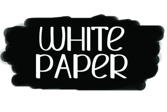 White Paper Font for Creative Projects